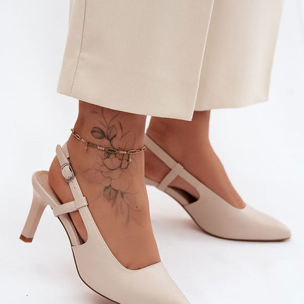 Step in Style Women's Heel Sandals - Comfortable & Elegant Design