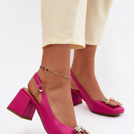 Step in Style Women's Block Heel Pumps - Comfortable & Chic Design