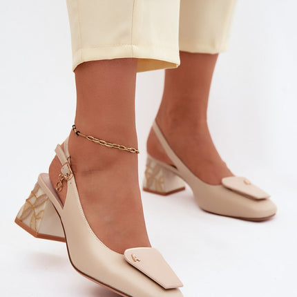 Step in Style Women's Block Heel Pumps - Comfortable & Versatile Desig