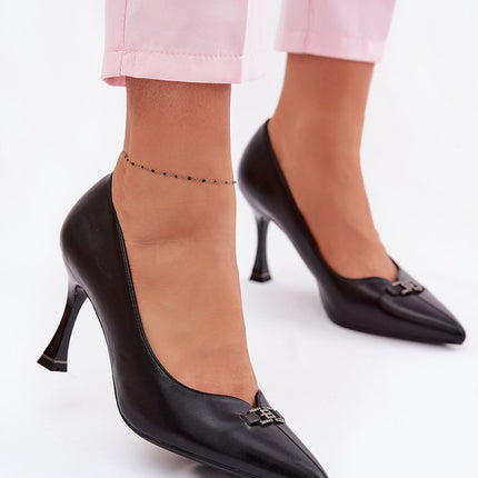 Step in Style Elegant High Heels with Cushioned Insole and Sleek Desig