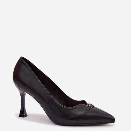 Step in Style Elegant High Heels with Cushioned Insole and Sleek Desig