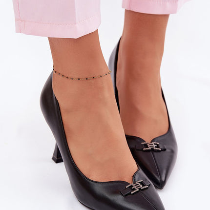 Step in Style Elegant High Heels with Cushioned Insole and Sleek Desig