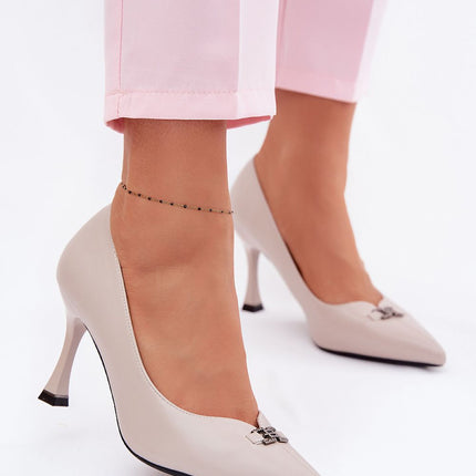 Step in Style Elegant High Heels with Cushioned Insole and Sleek Desig