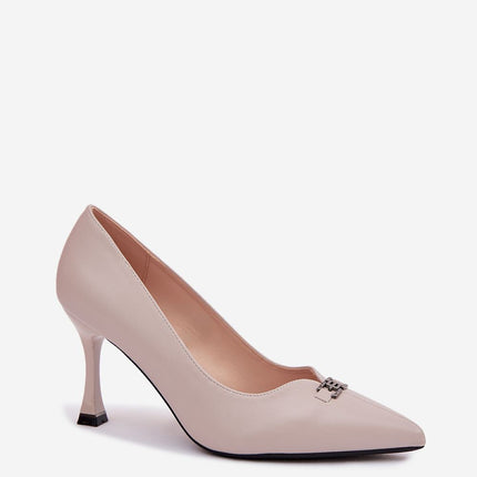 Step in Style Elegant High Heels with Cushioned Insole and Sleek Desig