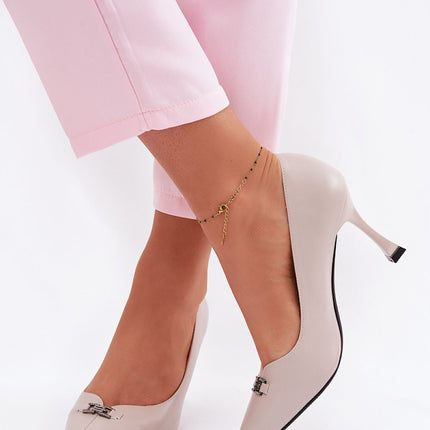 Step in Style Elegant High Heels with Cushioned Insole and Sleek Desig