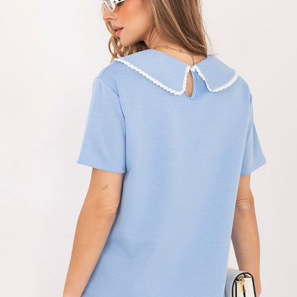 Italy Moda Professional Blouse with Elegant Design and Comfortable Fab