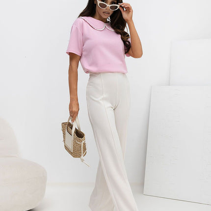 Italy Moda Professional Blouse with Elegant Design and Comfortable Fab