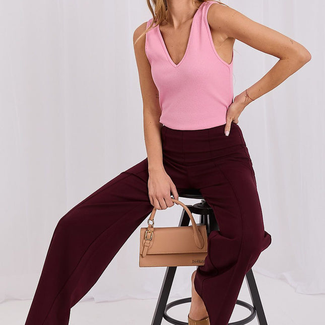 Rue Paris Professional Top with Breathable Fabric and Elegant Design