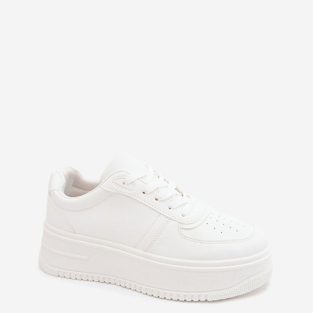 Step in Style Women's Platform Sneakers with Cushioned Insole & Slip-O