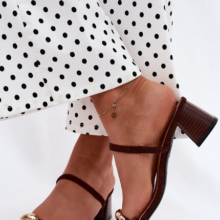  Heeled sandals model 228794 Step in style 
