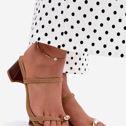  Heeled sandals model 228795 Step in style 