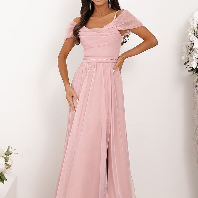 With You Elegant Long Dress - Sleeveless, Flowy Design
