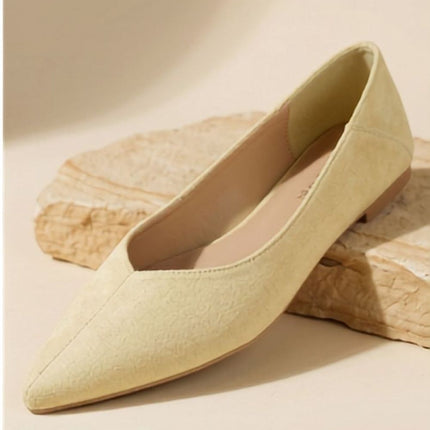 Step in Style Professional Ballet Flats with Cushioned Insole & Flexib