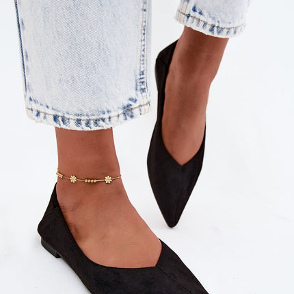 Step in Style Professional Ballet Flats with Cushioned Insole & Flexib
