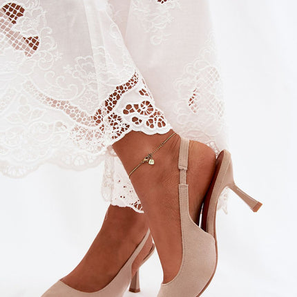 Step in Style Women's Heel Sandals - Comfortable Fit & Elegant Design