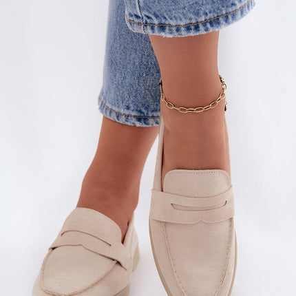 Womens Moccasins Made Of Soft Eco Suede With Classic Cut For Everyday Wear - Très Elite