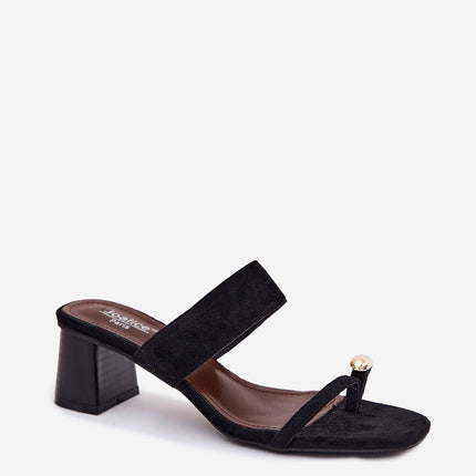 Step in Style Women's Heeled Sandals with Cushioned Footbed & Adjustab