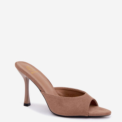 Step in Style Women's Heeled Sandals with Cushioned Insole & Adjustabl