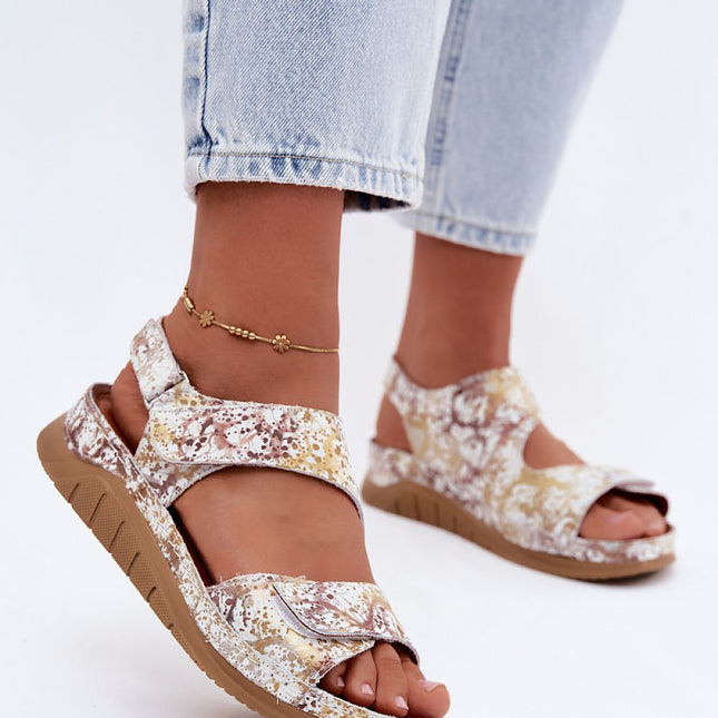 Step in Style Women's Platform Sandals with Cushioned Footbed and Adju