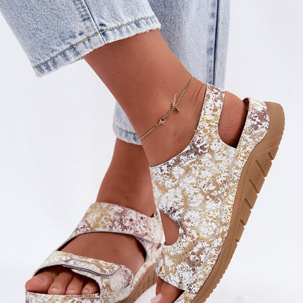Step in Style Women's Platform Sandals with Cushioned Footbed and Adju
