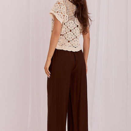 Rue Paris Women's Professional Trousers with Tailored Fit and Stretch