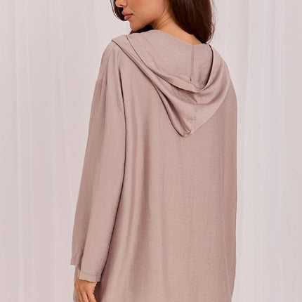 Rue Paris Classic Fit Sweatshirt with Cozy Fleece Lining & Ribbed Cuff