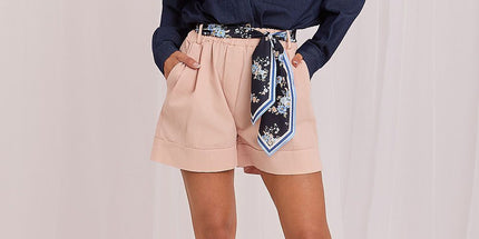 Italy Moda Professional Tailored Shorts with Side Pockets, Lightweight