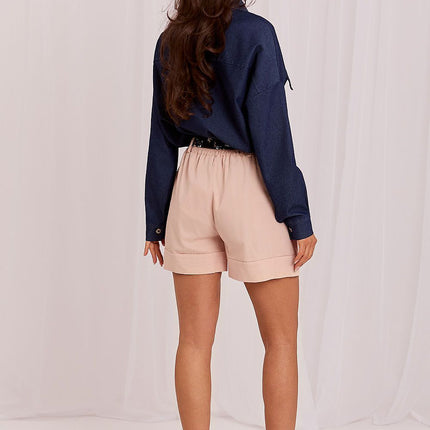 Italy Moda Professional Tailored Shorts with Stretch Fabric & Pockets