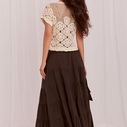 Italy Moda Elegant Long Skirt with Comfortable Fit and Chic Design