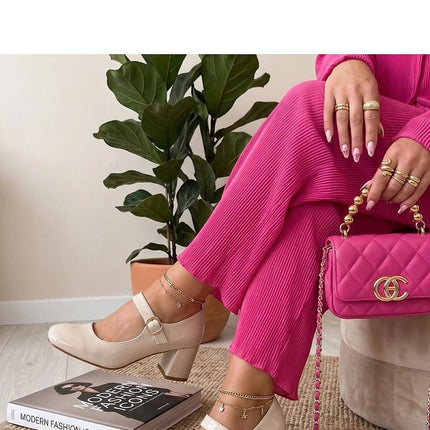 Solea Professional Heel Pumps with Cushioned Insole & Elegant Design