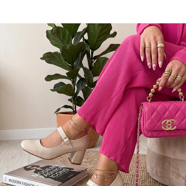 Solea Professional Heel Pumps with Cushioned Insole & Elegant Design