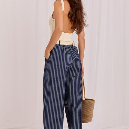 Factory Price Women's Professional Trousers with Stretch Fabric & Pock