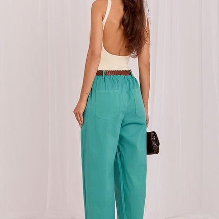 Italy Moda Women's Professional Trousers with Stretch Fabric and Tailo