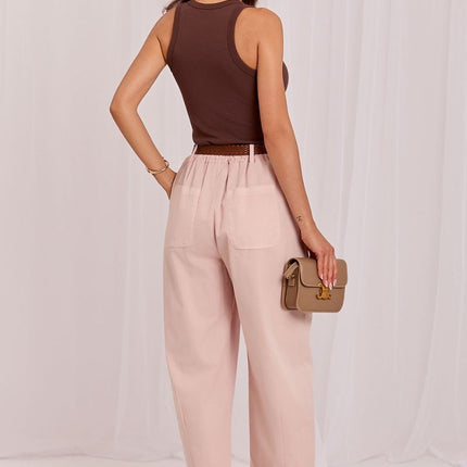 Italy Moda Women's Professional Trousers with Stretch Fabric and Tailo
