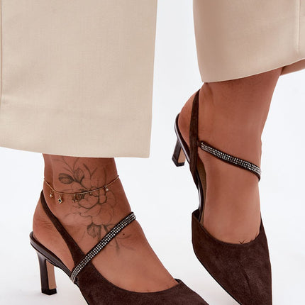 Step in Style Elegant Heel Sandals with Cushioned Insole & Adjustable