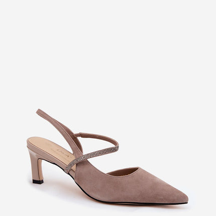 Step in Style Elegant Heel Sandals with Cushioned Footbed & Adjustable