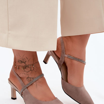 Step in Style Elegant Heel Sandals with Cushioned Footbed & Adjustable