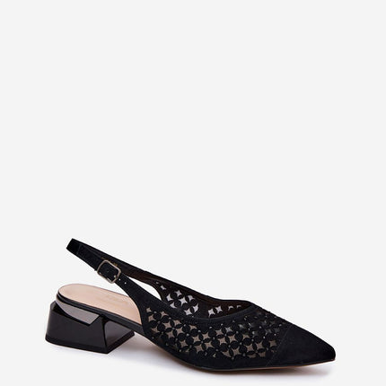 Step in Style Professional Heel Sandals with Cushioned Footbed
