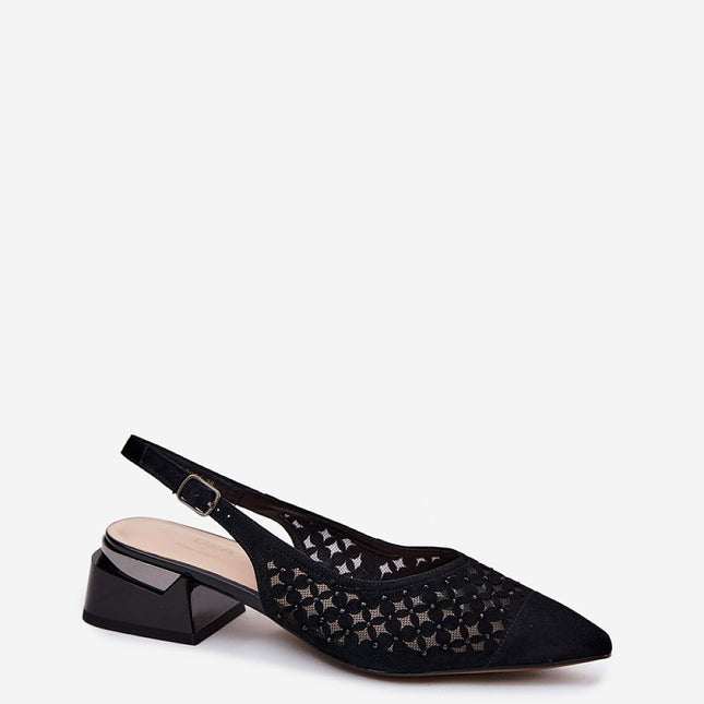 Step in Style Professional Heel Sandals with Cushioned Footbed
