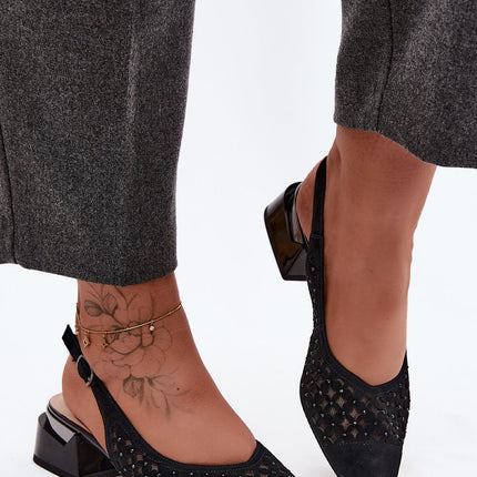 Step in Style Professional Heel Sandals with Cushioned Footbed