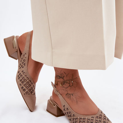 Step in Style Women's Heel Sandals - Comfortable, Elegant Design