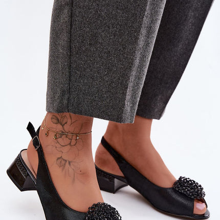 Step in Style Women's Heel Sandals - Comfortable Fit & Elegant Design