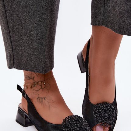 Step in Style Women's Heel Sandals - Comfortable Fit & Elegant Design