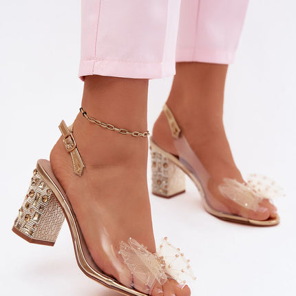 Step in Style Women's Heel Sandals - Comfortable Fit & Elegant Design