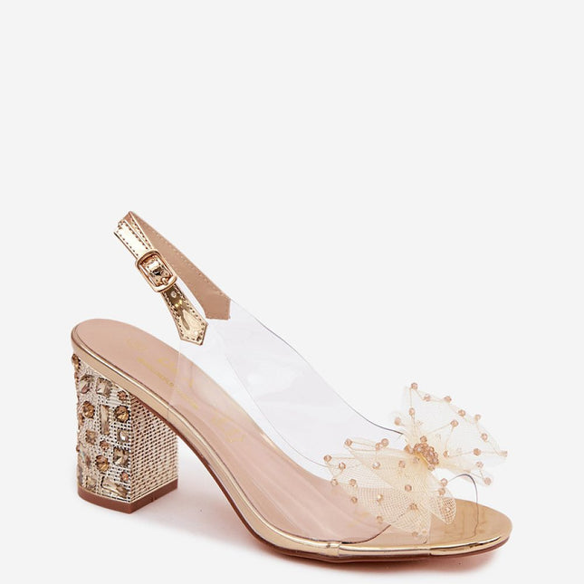 Step in Style Women's Heel Sandals - Comfortable Fit & Elegant Design