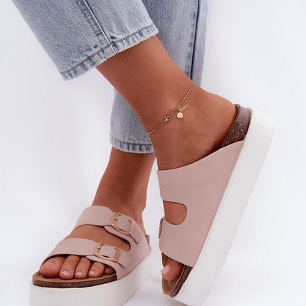 Step in Style Women's Platform Sandals with Cushioned Footbed & Adjust