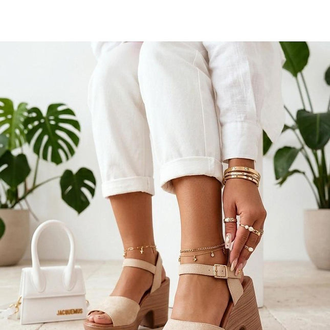  Heel sandals model 229780 Solea 