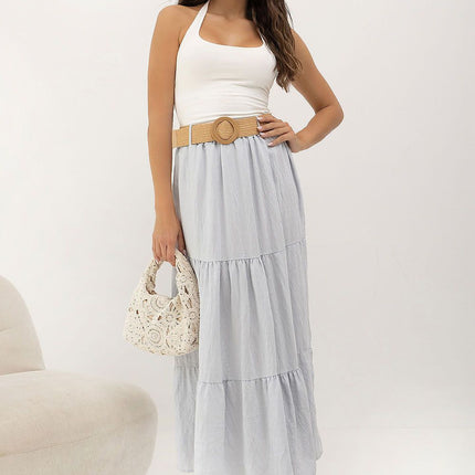 Italy Moda Professional Long Skirt with Elegant Design & Comfortable F