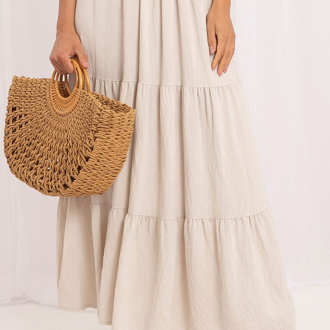 Italy Moda Elegant Long Skirt with Soft Fabric and Flattering Fit