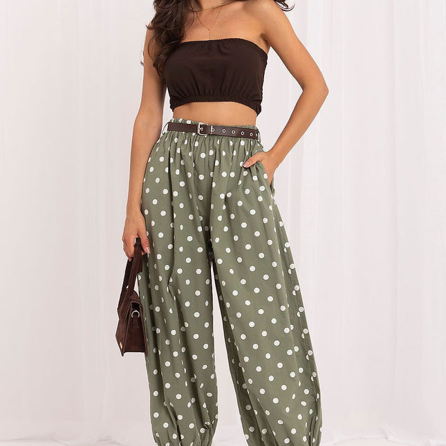 Italy Moda Women's Professional Trousers with Stretch Fabric & Pockets